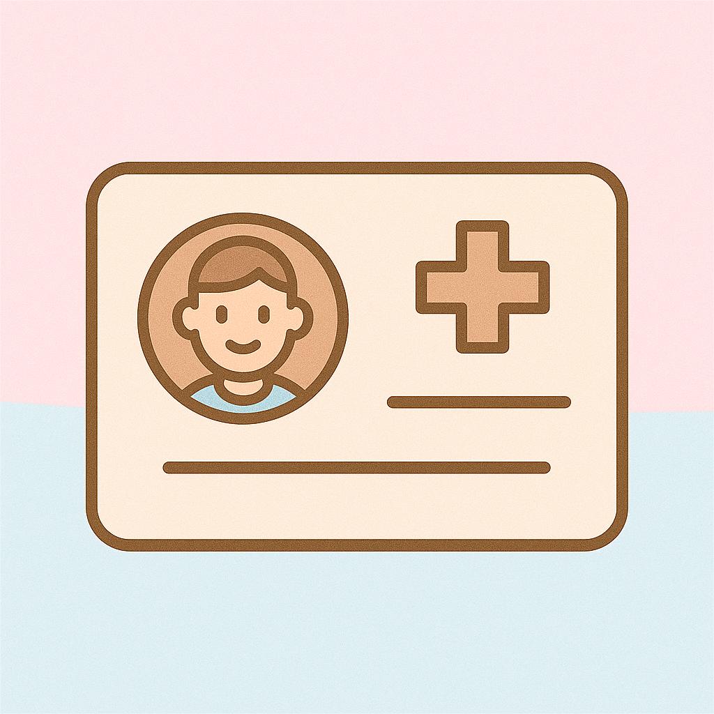 Dekorace karta pojištěnce